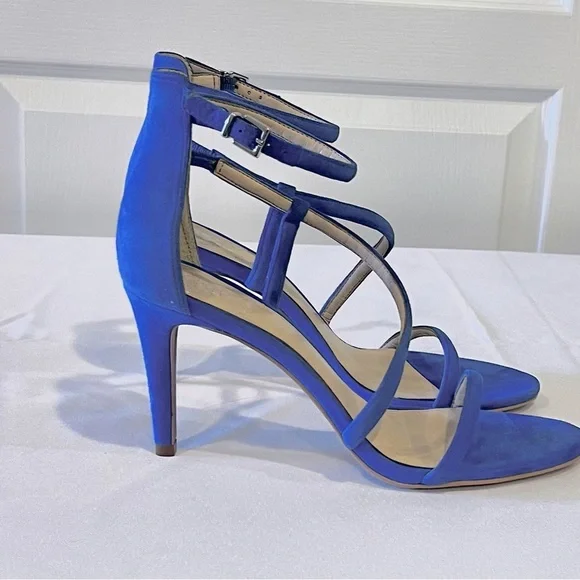 Vince Camuto Blue Strappy Sandals - Picture 5 of 7